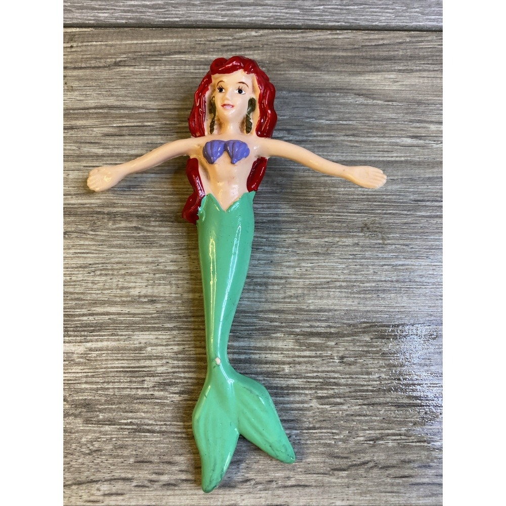 Vintage A Little Mermaid Figure Bendy Toy
